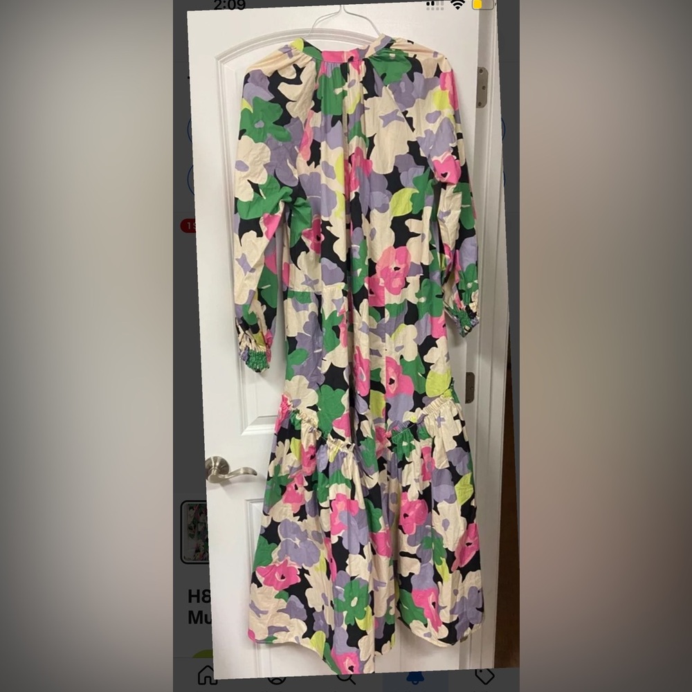 ISO—H&M Floral Caftan Dress XS or SM